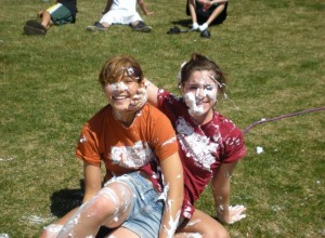 Sarah and I were both RAs in college. We went to almost all the school activities.